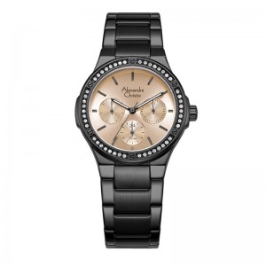 Alexandre Christie AC 2A59 Black Rosegold BFBIGRG